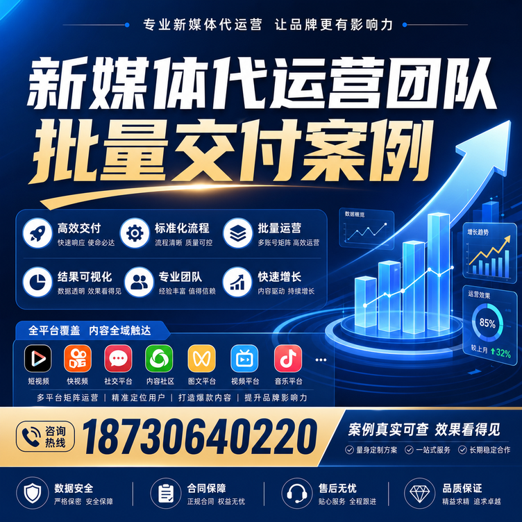 漯河代运营公司多客户账号批量高效交付案例